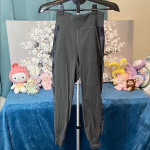 Lululemon Align grey &  blue diamond dye joggers size 4